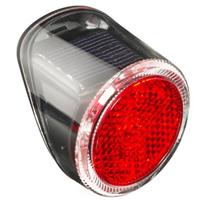 Falkx achterlicht led zonne energie rood/zwart