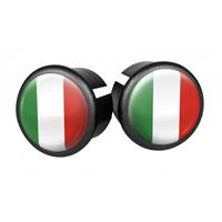 Velox stuurdoppen Italië 20 mm groen/wit/rood