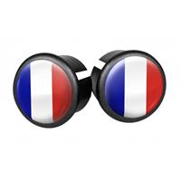 Velox stuurdoppen Frankrijk 20 mm blauw/wit/rood