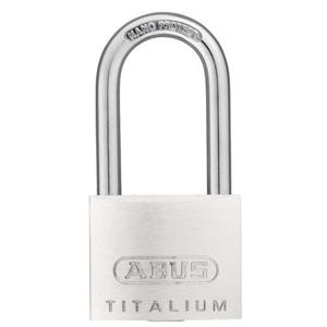 ABUS Cilinderhangslot | breedte slotlichaam 40 mm | Titalium gelijksluitend 6411 | 1 stuk - 54579 54579