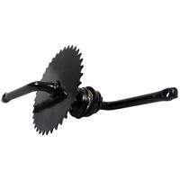 Alpina crankset one-piece 12 black