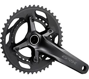 Shimano GRX 600 2x11 Speed Chainset - Schwarz  - 46/30T