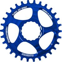 Blackspire Snaggletooth Cinch Kettenblatt (schmal/breit, Boost) - Blau  - 28t