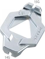 Topeak DuoSpoke Wrench, 14G/15G