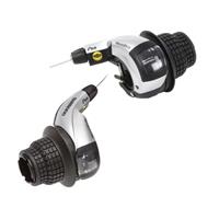 Shimano shifter set Tourney RS45 3x8S zwart/zilver