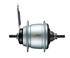 Shimano versnellingsnaaf Nexus C6001 8C 8S terugtraprem zilver