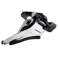 Shimano XT M8100 2x12 MTB Front Derailleur - Black 1  - Mid Mount