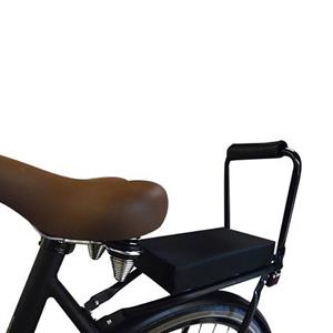 floenzo Bagagedragerkussen Fietskussen Zwart