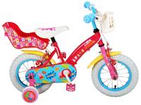 Peppa Pig Kinderfahrrad - Mädchen - 12 Zoll - Pink - 2 Handbremsen rosa