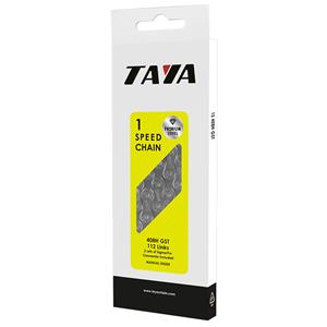 Taya ketting 408H antiroest 1/2 x 3/32 1S 112 schakels grijs