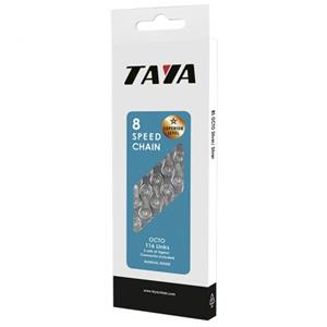 Taya ketting Octo 1/2 x 3/32 7 8S 116 schakels zilver