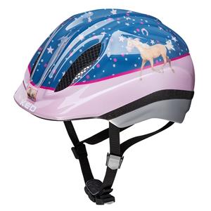 Pferdefreunde Fahrradhelm Meggy Originals rosa/blau Gr. 44-49