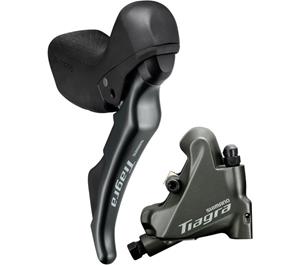 Shimano schijfremset Tiagra St 4720 rechts achter 3 vinger zwart