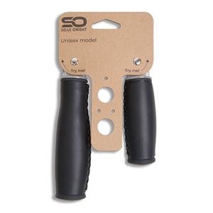 Selle Orient handvatten 22 x 135 / 92 mm kunstleer zwart