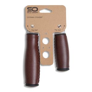 Selle Orient handvatten 22 x 135 / 92 mm kunstleer bruin