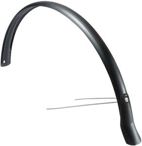 Eurofender achterspatbord Snello 28 inch 46 mm zwart kunststof