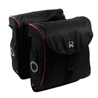 Willex Fietstassen 300 Flexi 24 L zwart en rood