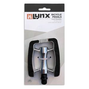 Lynx platformpedalen tourfiets 9/16 inch zilver/zwart