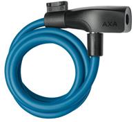 AXA Spiralkabelschloss Resolute 8-120 Petrol Blau