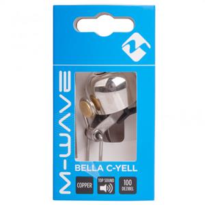 M-Wave M Wave fietsbel Bella C Yell 30 mm zilver/koper