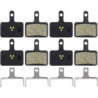 Nukeproof Shimano Deore M515-M525-Tektro Bremsbeläge (4er Pack) - Schwarz  - Organic