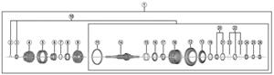 Shimano binnenwerk Nexus 182 mm rollerbrake SG C3001 7R