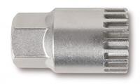 Beta dopsleutel 3793/4 shimano trapas 16 punts 24 mm zilver