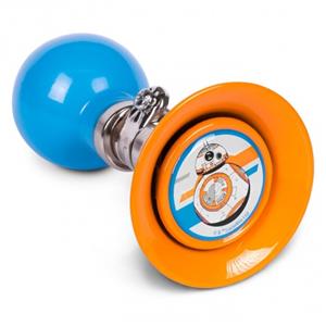 fietstoeter Star Wars BB8 6,5 x 14 cm oranje/blauw