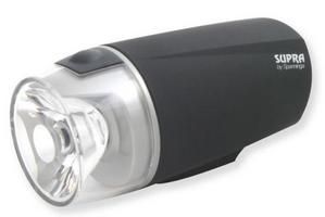 Spanninga koplamp Supra batterij led 15 Lux 9 cm zwart