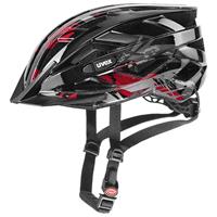 Uvex Fahrradhelm air wing black red 52-57 cm schwarz/rot
