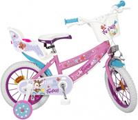 Toimsa Bikes Fahrrad 14 Zoll Fantasy Walk pink-kombi
