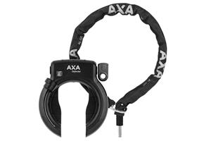 AXA Defender Ringslot Grijs + RLC100 insteekketting Zwart