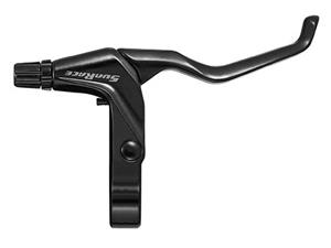 SunRace remgreep V brake links 4 vinger zwart