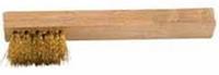 cyclus bougieborstel hout/staal 10 cm blank/goud