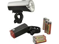 FISCHER Fahrrad LED-Beleuchtungs-Set 20/10 Lux