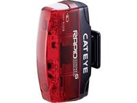 CatEye Achterlicht Rapid Micro G TL-LD 620G LED werkt op een accu Rood, Zwart