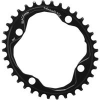 BLACK by Absoluteblack Oval MTB Kettenblatt (1x, schmal/breit) - Schwarz  - 4-Bolt