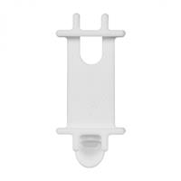 Dresco telefoonhouder fiets 19 x 7 cm siliconen wit