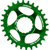 Blackspire Snaggletooth Cinch Oval Chainring BOOST - Limonengrün  - Direct Mount