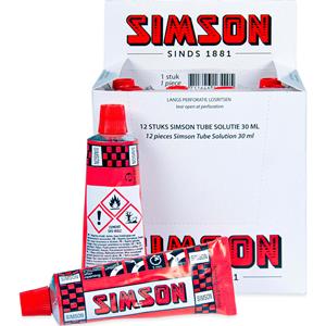 Simson solutie vensterverpakking 30 ml rood/wit