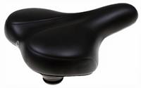 Selle Comfort zadel E Bike 25,8 x 22,3 cm unisex gel/staal zwart