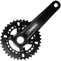 Shimano MT610 12 Speed Boost Double Chainset - Schwarz  - 36.26t