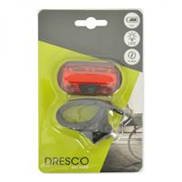 Dresco achterlicht COB led batterijen rood