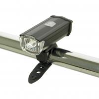 Dresco voorlicht USB oplaadbaar led 200 lumen zwart 3 delig