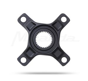 Miranda crank spider 104 mm Yamaha PW aluminium zwart