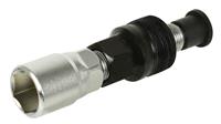 Dresco cranktrekker voor fietsen 14,3 cm staal zwart/zilver