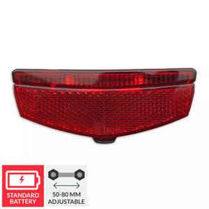 Lynx achterlicht Luxe led batterijen 50 80 mm rood