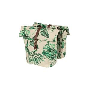 Basil Dubbele fietstas Ever-Green Sandshell Beige 32L