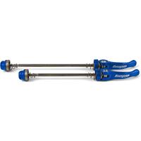 Hope Steel Rod Rennrad Schnellspannachsenset - Blau  - 100mm & 130mm