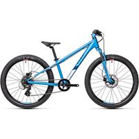 Cube Acid 200 Disc Kids Bike 2021 - Blue - Coral  - 20